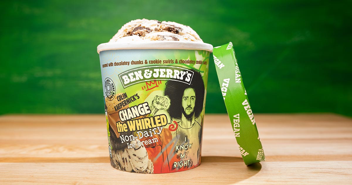 Change the Whirled Hoe Ben & Jerry’s en Colin Kaepernick een Nieuwe Smaak Maakten Ben & Jerry’s