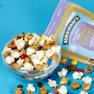 Chunks in a snackmix