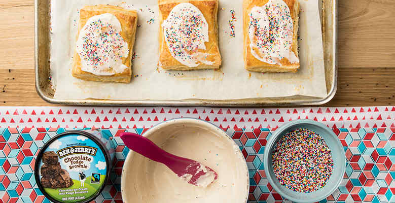 Ben & Jerry's truffeltaartje