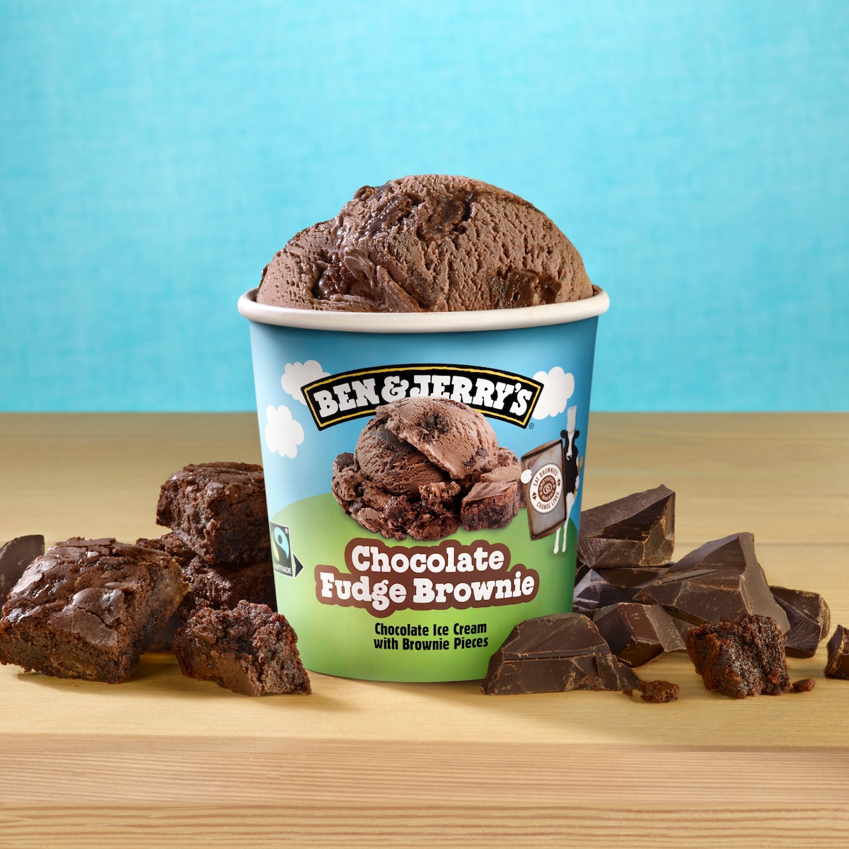 Chocolate Fudge Brownie Origineel ijs - Pint 2 / 5