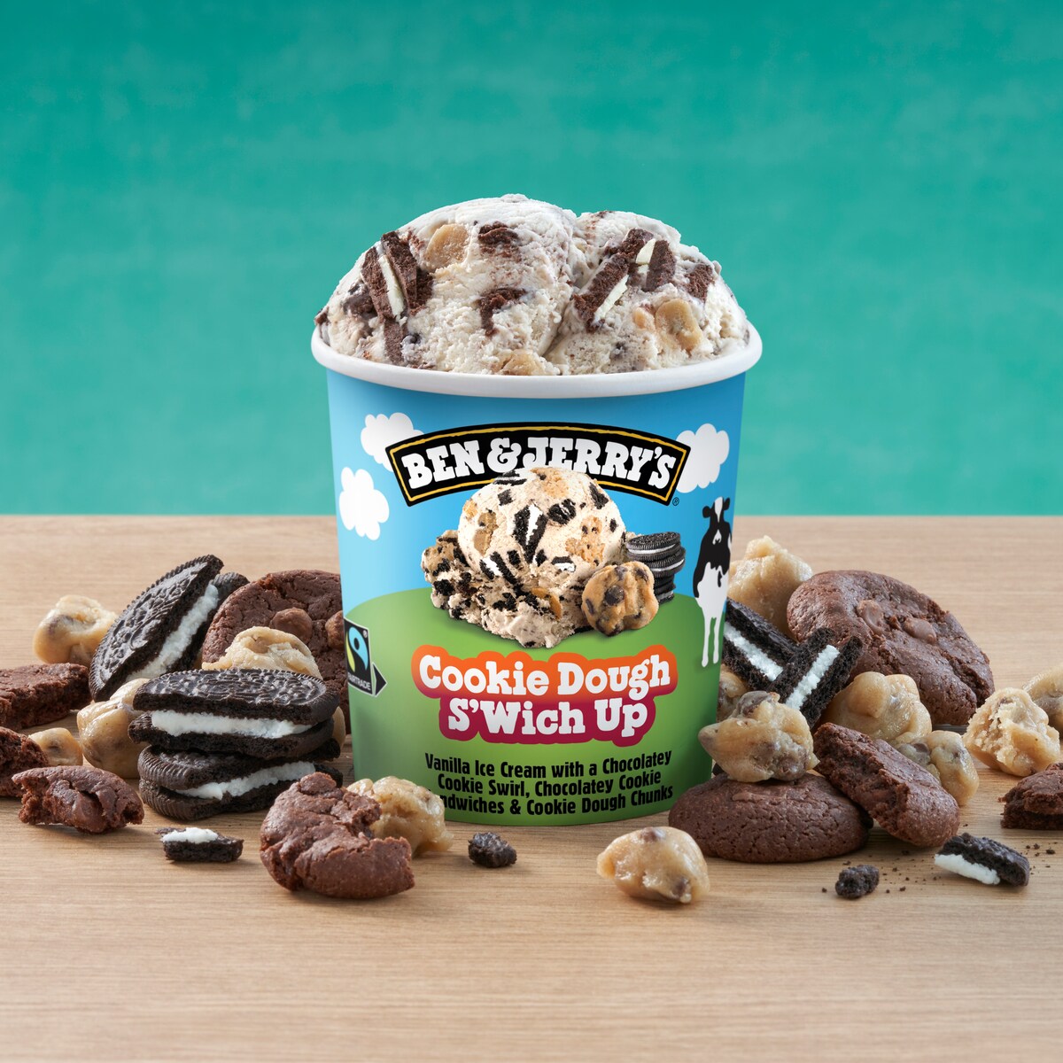 Cookie Dough S'wich Up Ice Cream - Pint 2 / 4