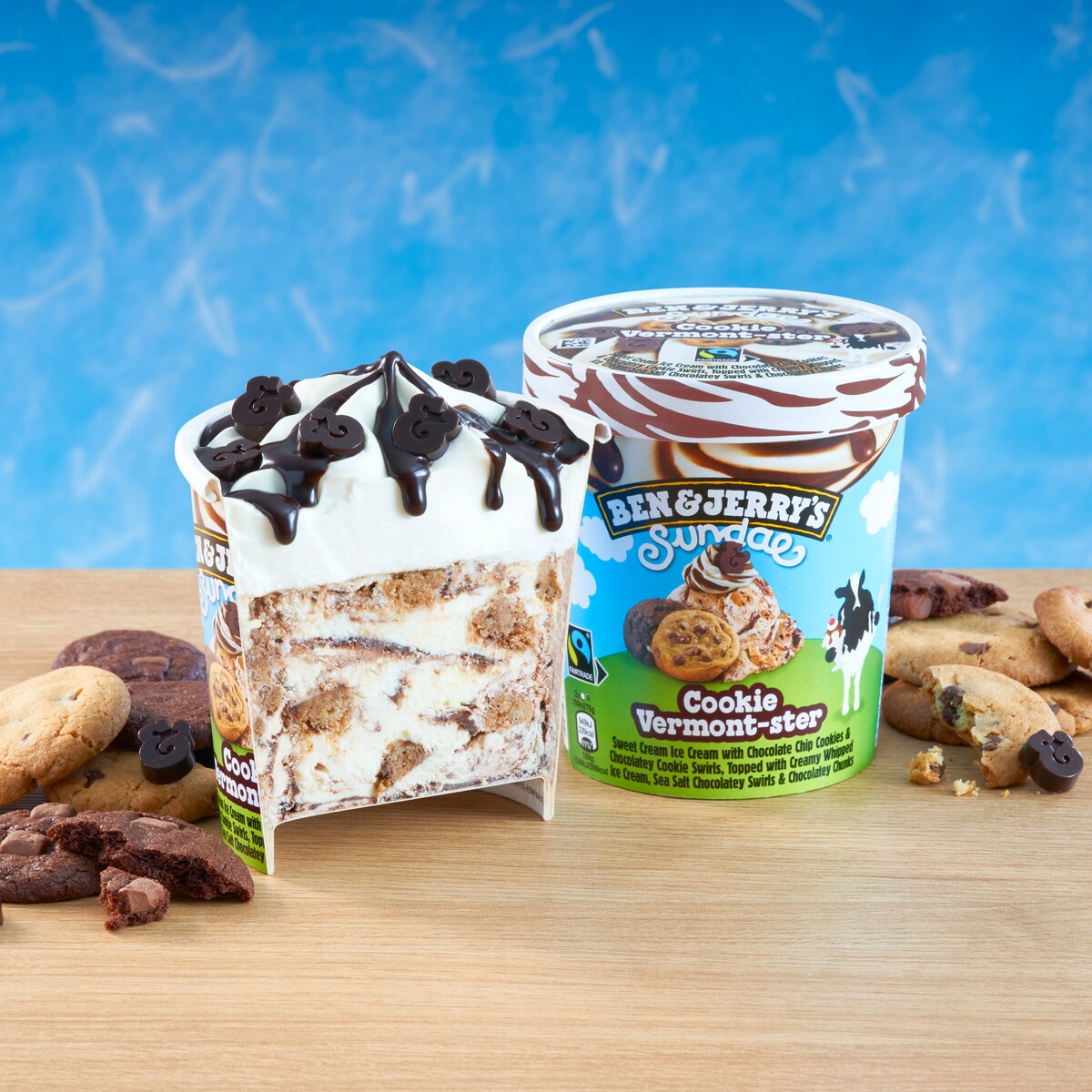 Cookie Vermont-ster Sundae - Pint 3 / 4