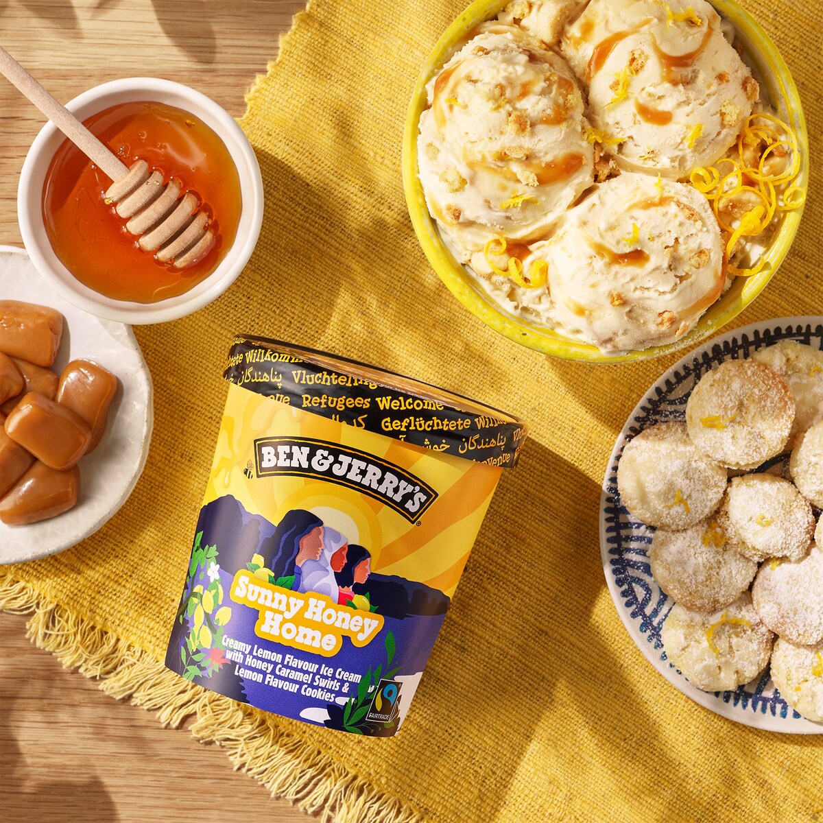 Sunny Honey Home Origineel ijs - Pint 2 / 4