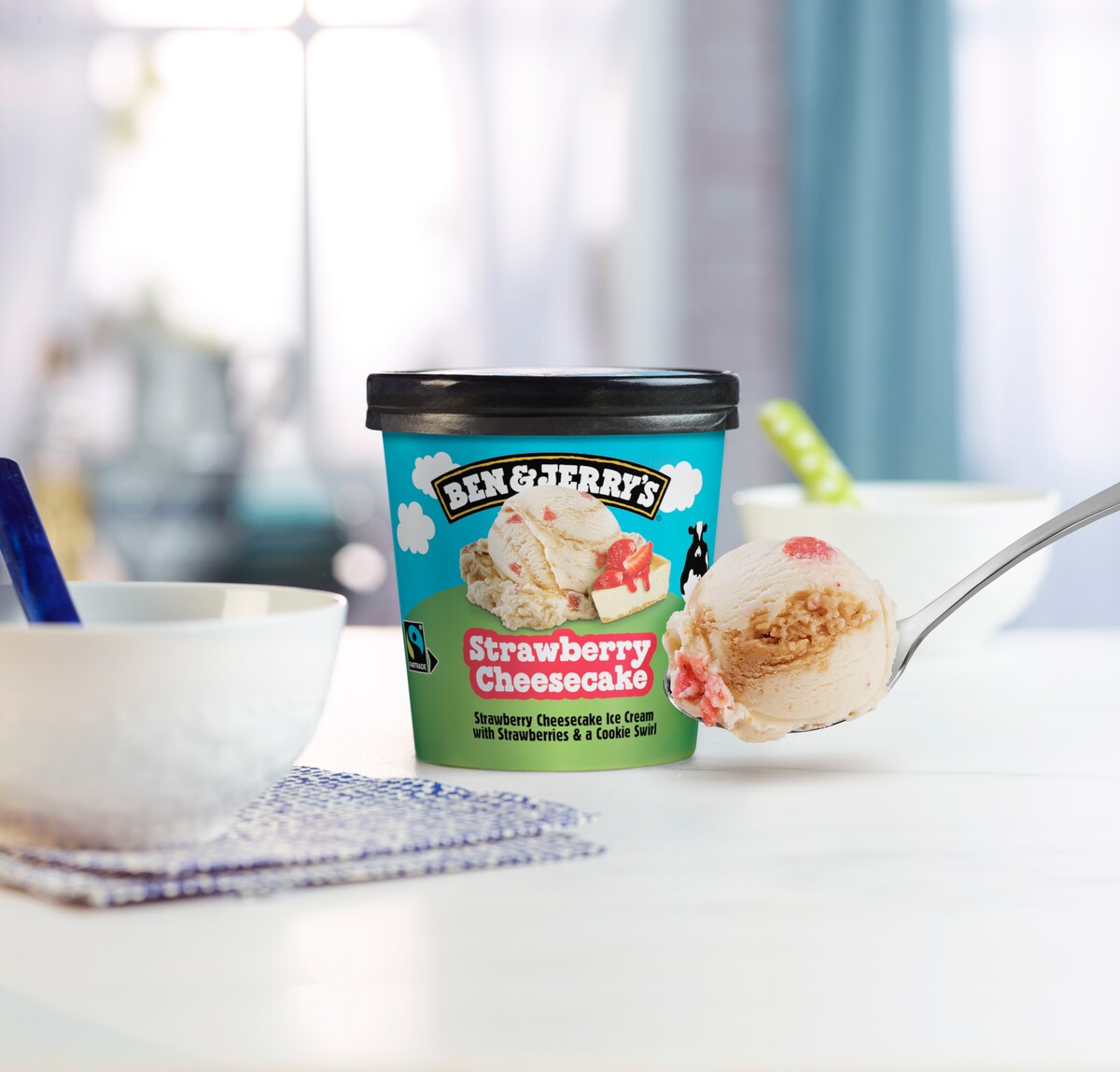 Strawberry Cheesecake Origineel ijs - Pint 3 / 4