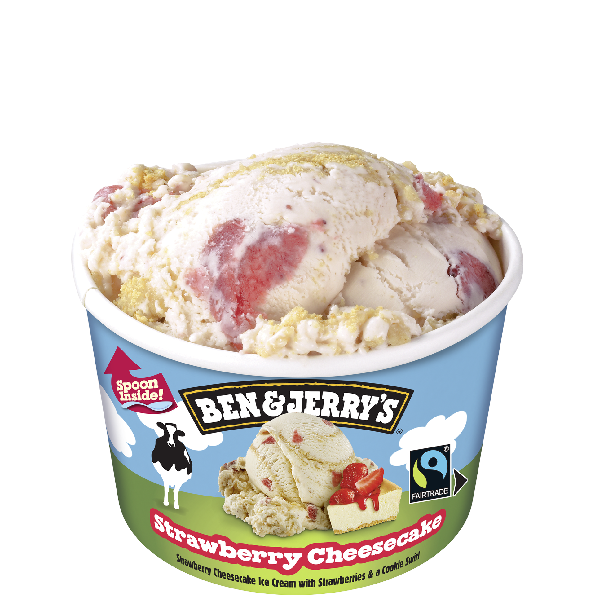 Strawberry Cheesecake Origineel ijs - Minicup